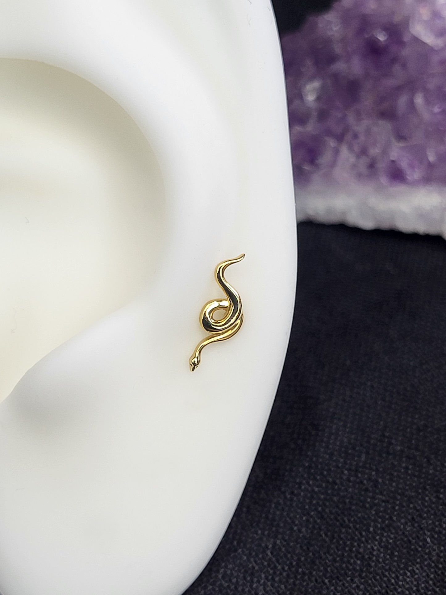 Snake - 14kt gull