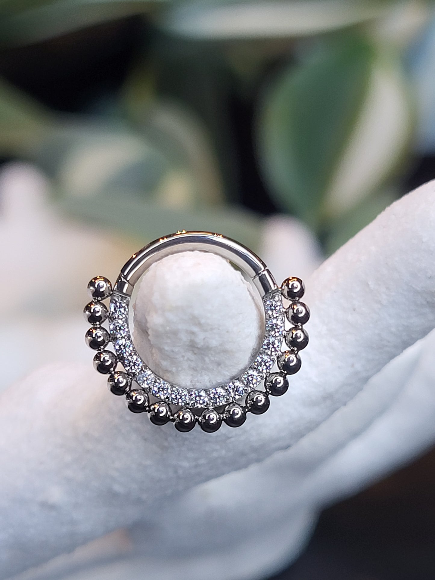 Clicker - CZ og beads