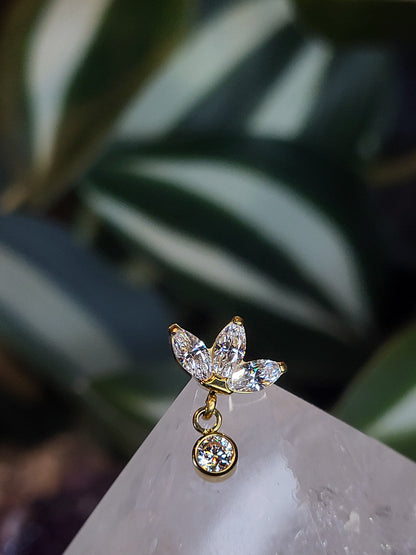 Cluster - Marquise m/ hangandi CZ