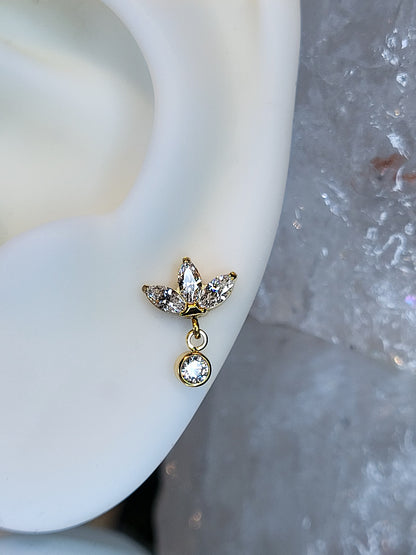 Cluster - Marquise m/ hangandi CZ