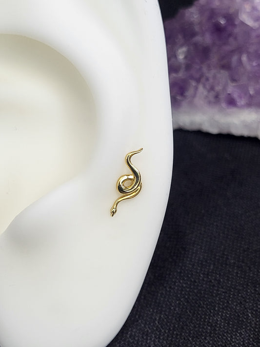 Snake - 14kt gull