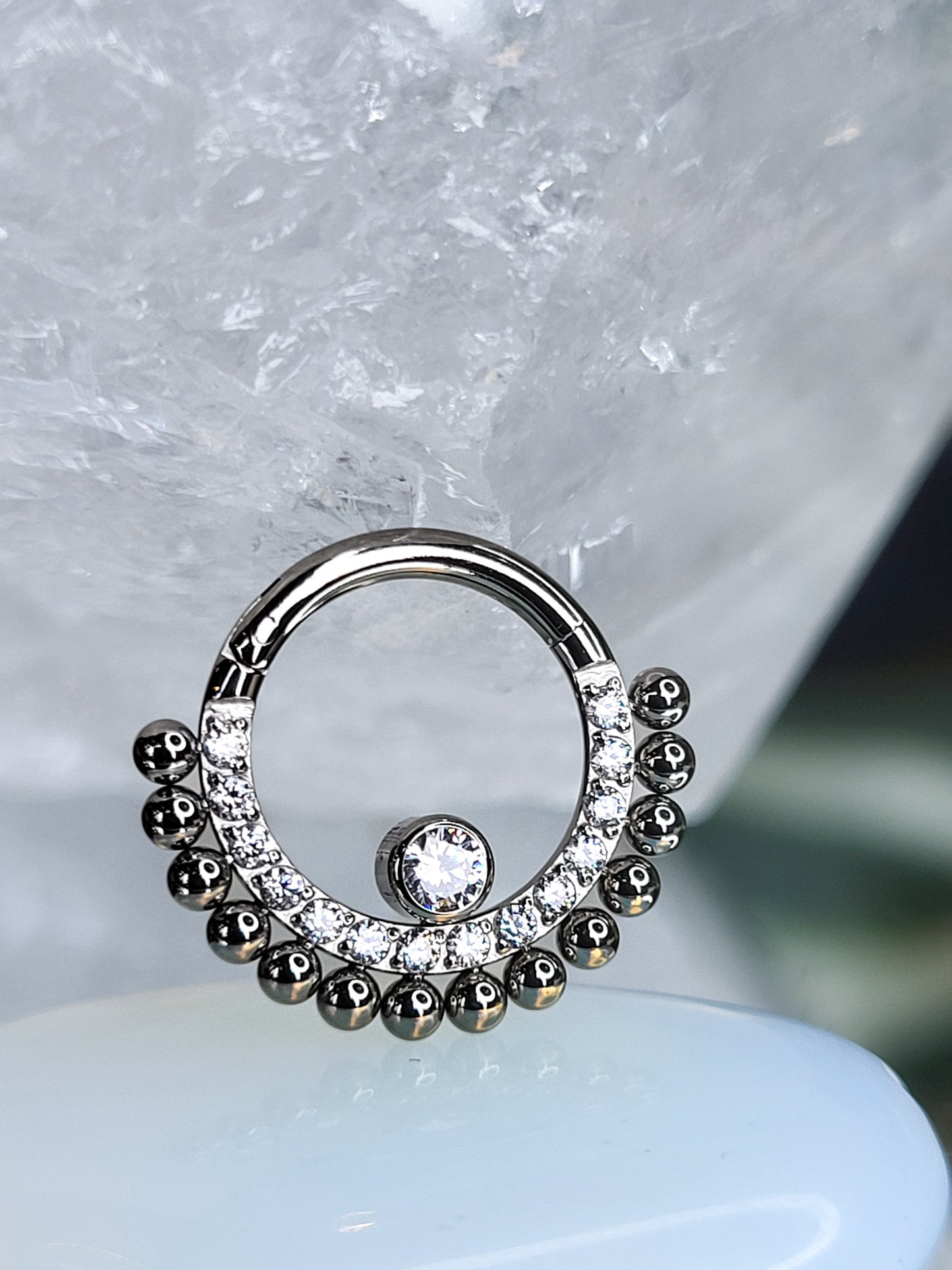 Clicker - CZ & beads