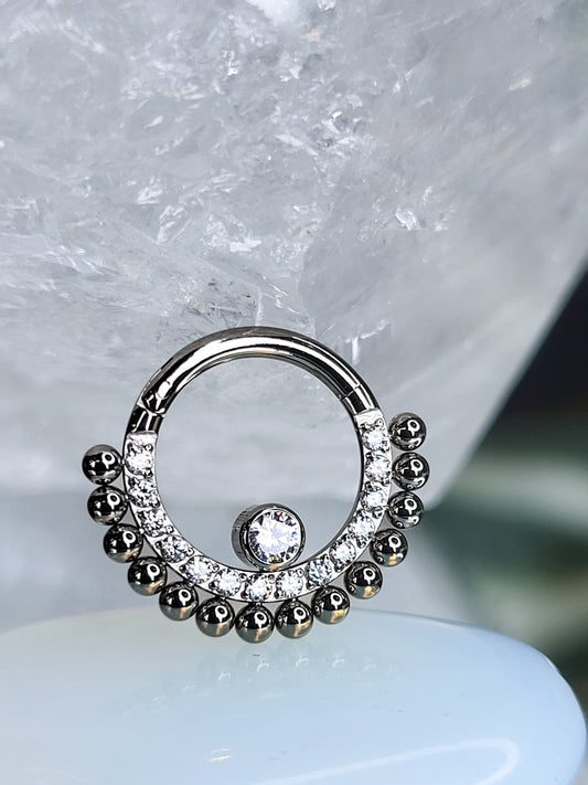 Clicker - CZ & beads